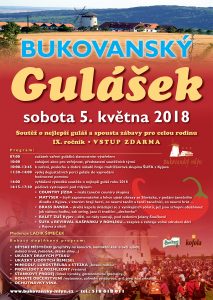 Plakát Bukovanský gulášek 2018